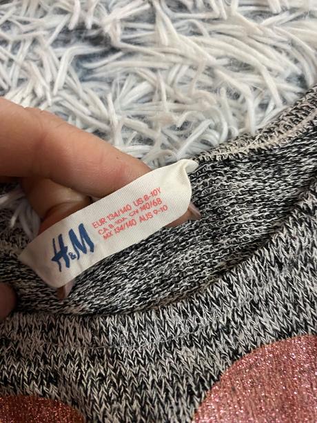 Dievčenská tunika, h&m,140