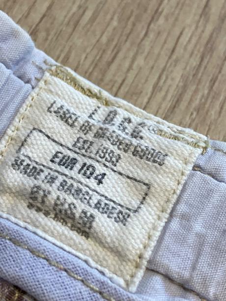 Dievčenské pásikavé šortky h&m (104), h&m,104