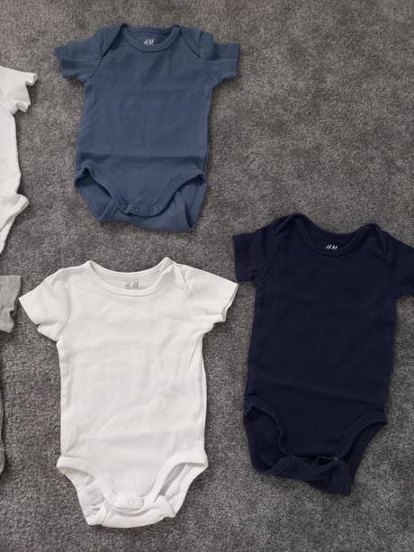 7x kratke body, h&m, 62, h&m,62