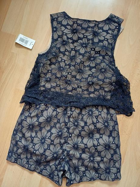 Čipkovany overal v 128, matalan,128