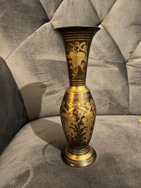 Mosadzna vazicka retro, 