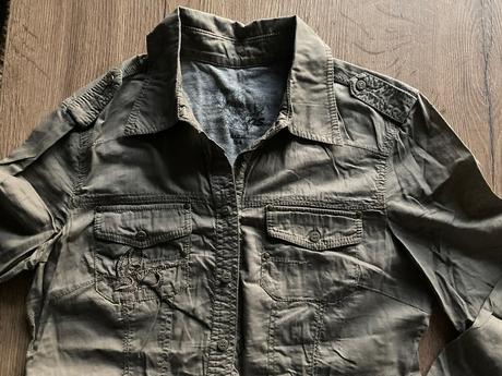 Khaki košeľa s.oliver xs, s.oliver,xs