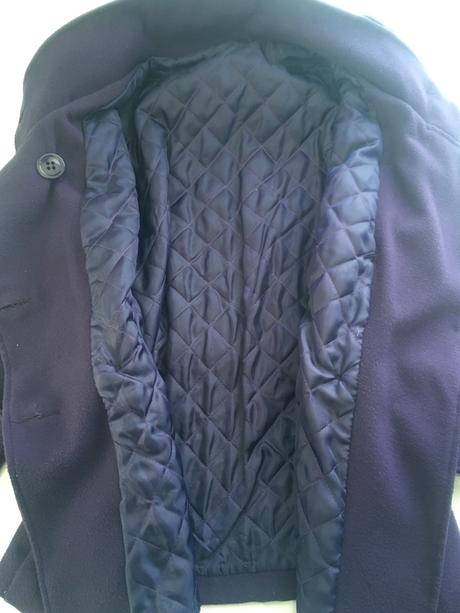 Sýtofialový kabátik s kapucňou, amisu,s