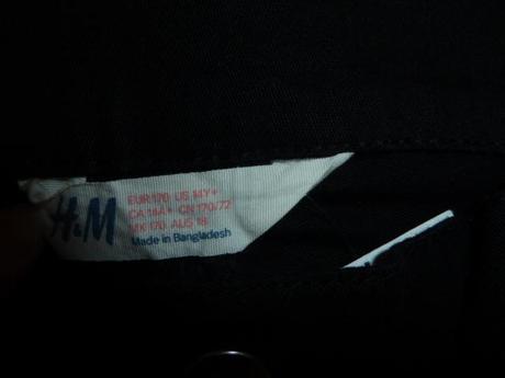 Čierne capri nohavice, h&m,170