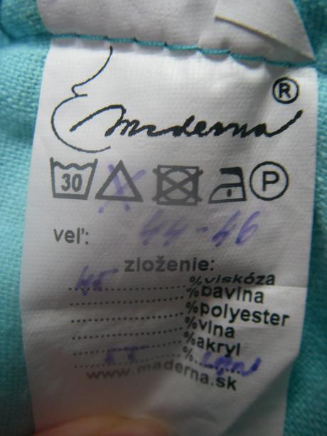 3/4-ťové tehotenské nohavice na leto zn.maderna, 42