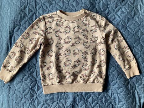 Mikina s jednorožcami, sinsay,104