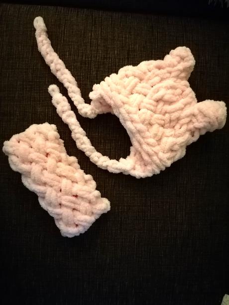 Čiapka a šál/ nákrčník - puffy, 