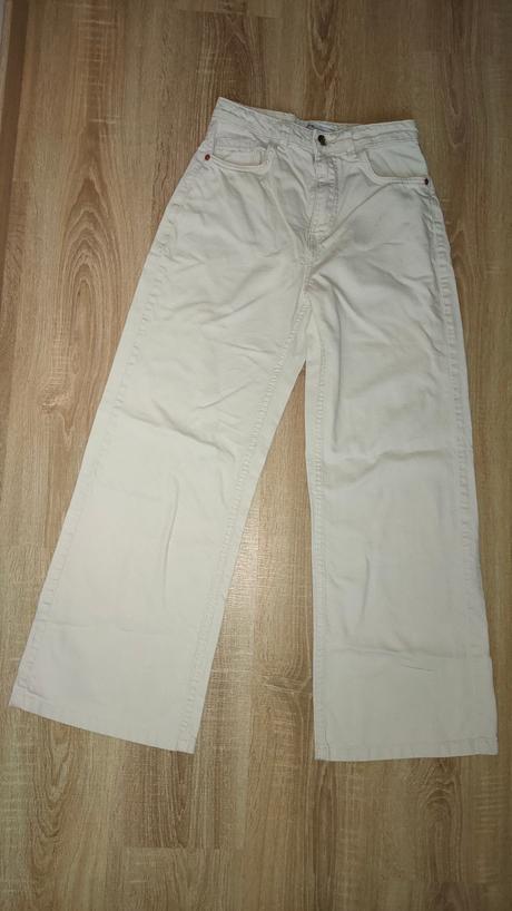 Denimové nohavice, bershka,36