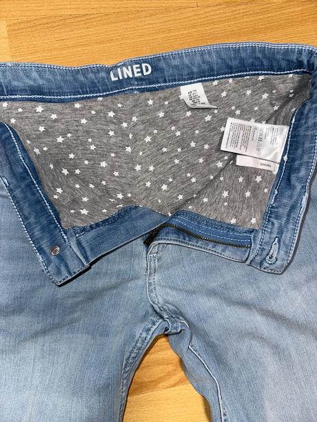 Zateplene dievcenske skinny rifle h&m 170, h&m,170