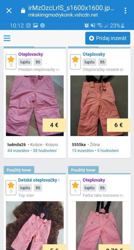 Bunda 86 ciapka rukavice, 86–98