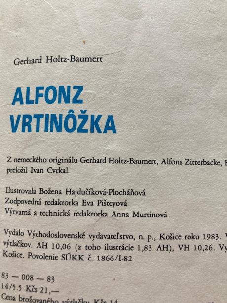 Alfonz vrtinôžka (1983),
