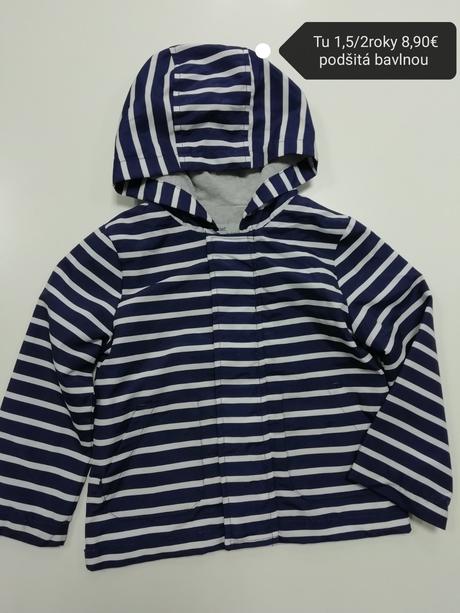 Pásikavá prechodná bunda, tu,92