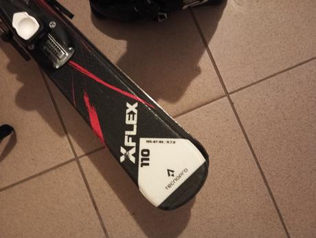 Set lyžiarky lyže palice, 110-119 cm