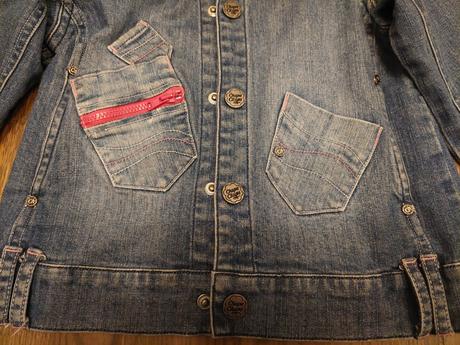 Riflová bunda - veľkosť 116, 116