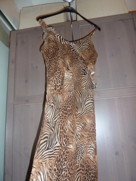 Leopardie letné šaty, c&a,40