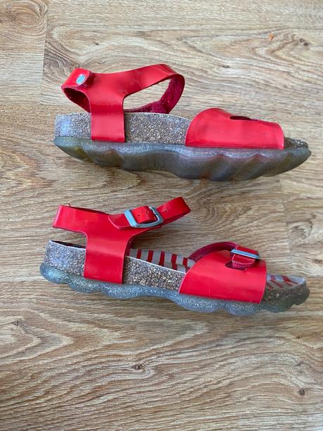 Červené sandálky superfit, superfit,35