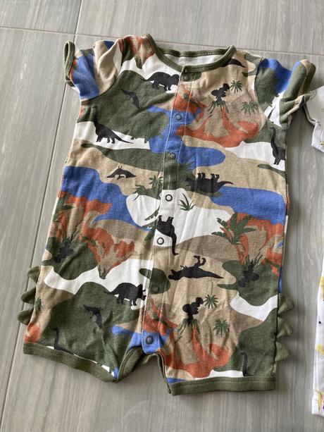 Krátke overaly značkové 3ks gapcartersnext 12-18m, gap,80