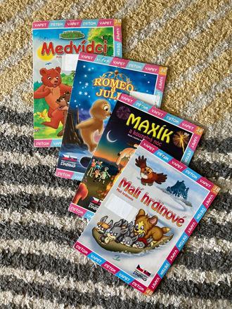 Dvd rozprávky 4ks, 