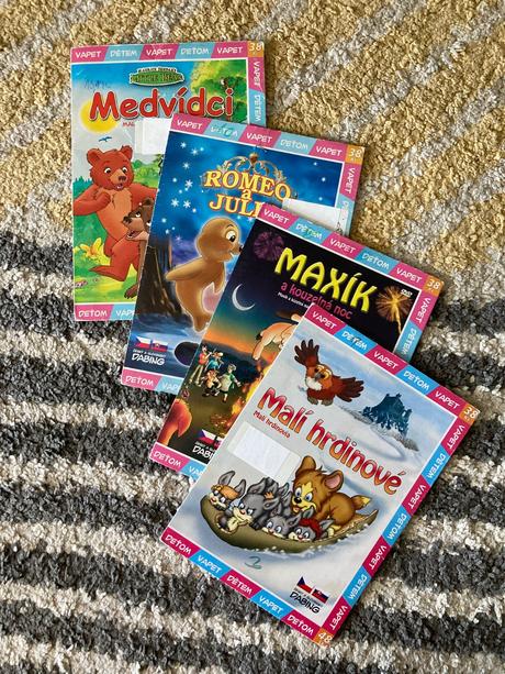 Dvd rozprávky 4ks, 
