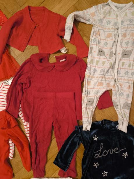 Vianočné oblečenie veľkosť 74, 68–80