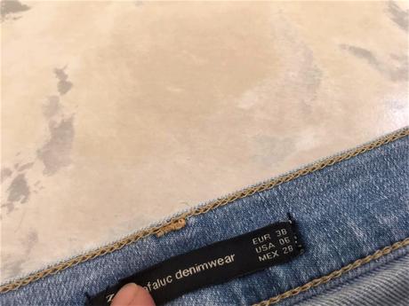 Trendové rifle s vysokým pásom, zara,38