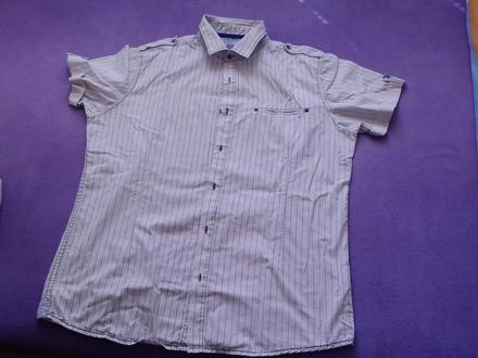 Smotanova kosela s modrymi pruzkami, xl