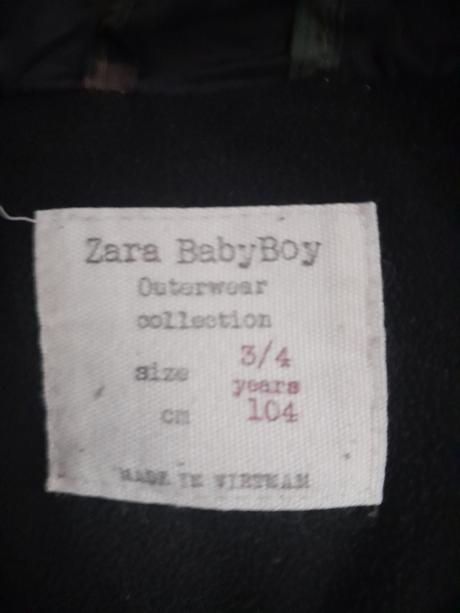 Vetrovka, zara,104