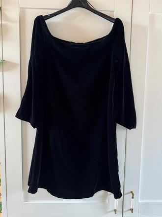 Zamatové šaty zara m, zara,m