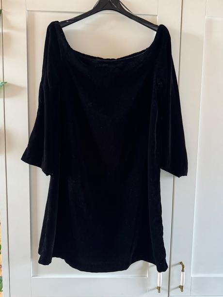 Zamatové šaty zara m, zara,m