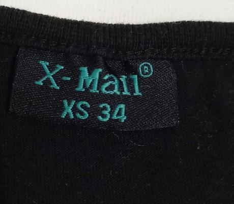 Čierne tričko na ramienka, 34