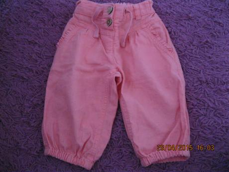 2 ks - tenké 3/4 nohavice, next,92