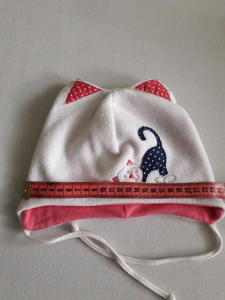 Zimná čiapka s mačičkou a uškami, 86