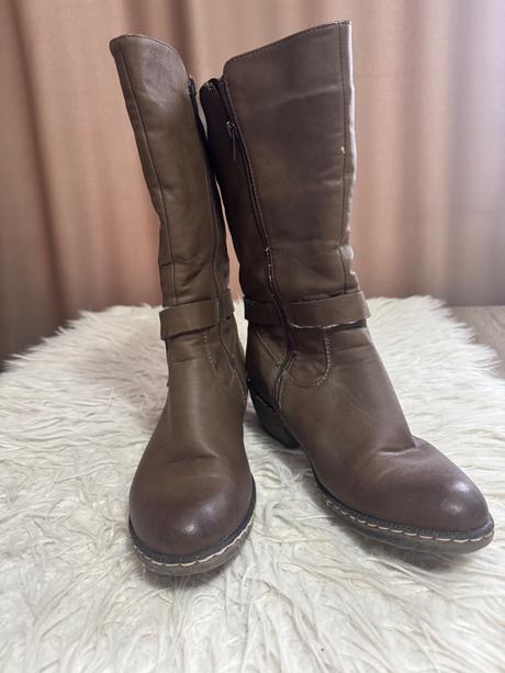 Hnedé čižmy rieker veľ.40, rieker,40