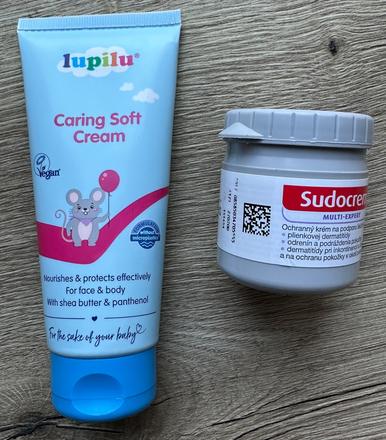 Nové detské krémy - sudocrem a lupilu, 