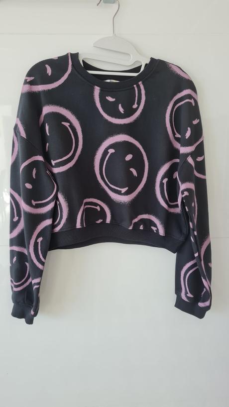 Crop mikina h&m smiley world, h&m,164