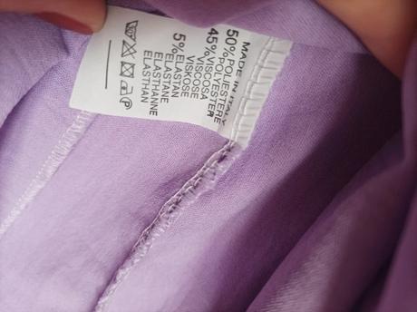 Fialová blúzka zn.made in italy,