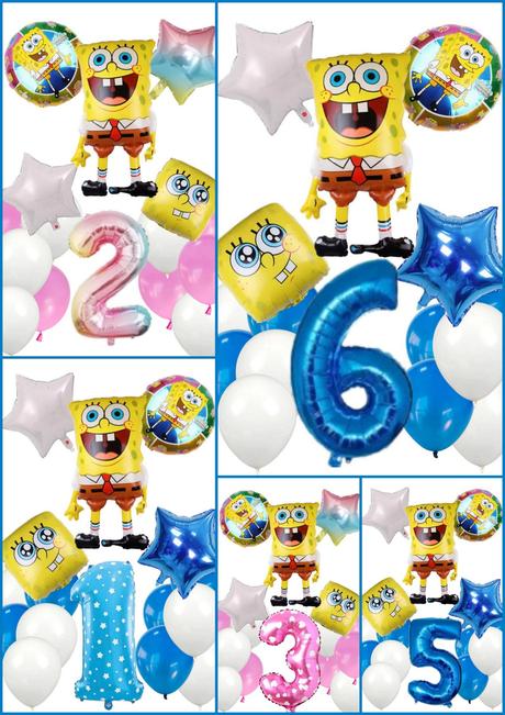 Balóny spongebob 84cm - až 15/16 kusov, 