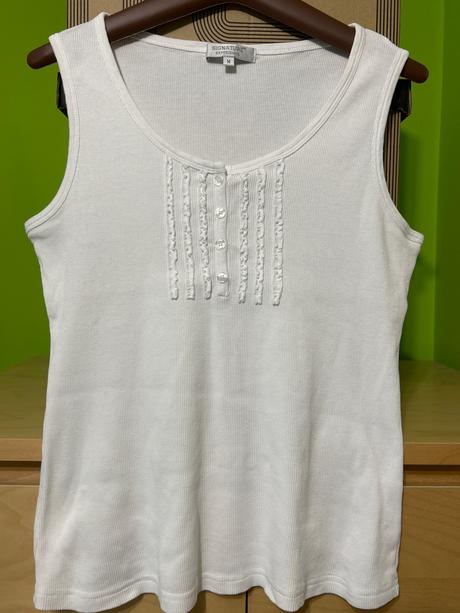 Elegantné vrúbkové tielko-m, m