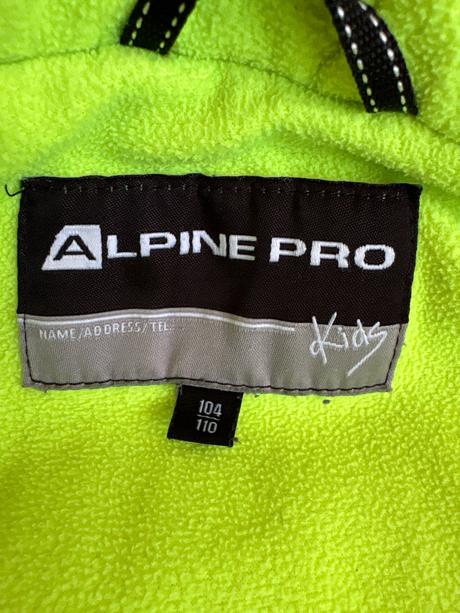 Zimná lyžiarska bunda 104/110, alpine pro,104