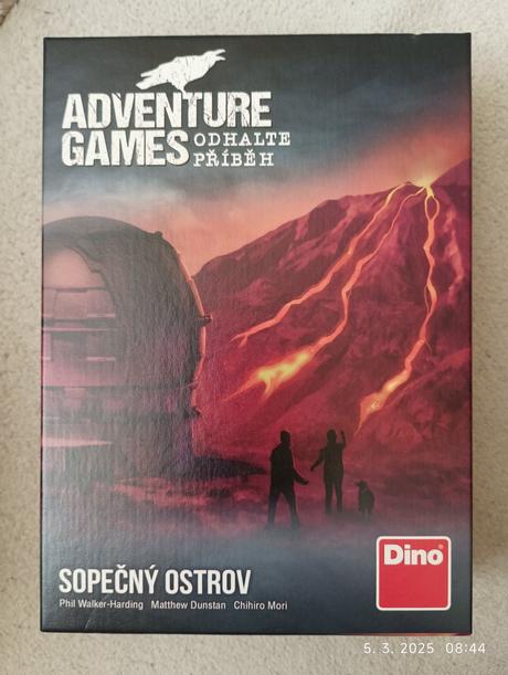 Spoločenská hra sopečný ostrov,