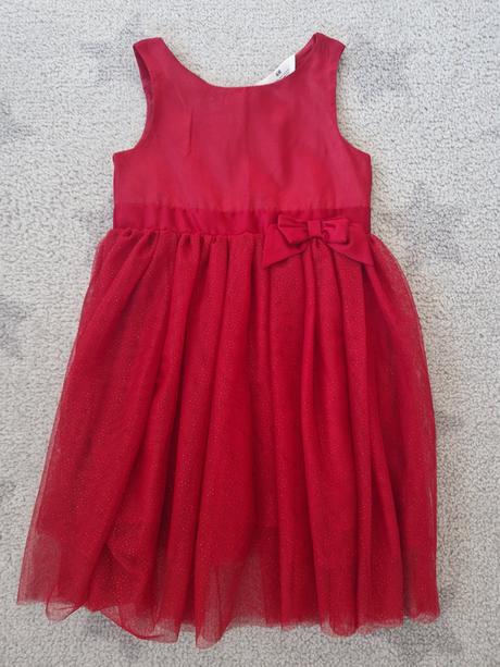 Šaty s trblietkami, h&m,110