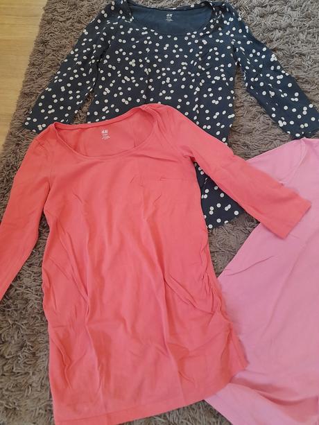 Tehotenské tričká, h&m,s
