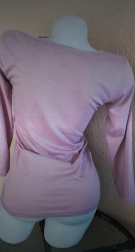 Top/ tričko, svetlo- šedo fialové, veľkosť s, m / s