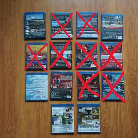 Rôzne filmy blu-ray,