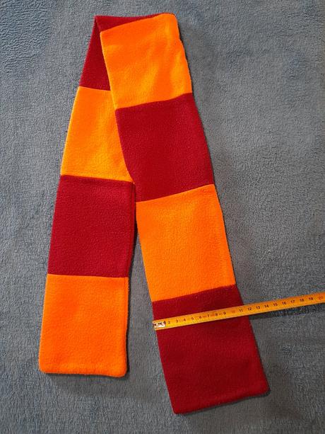 Šál bordovo-oranžový, 104