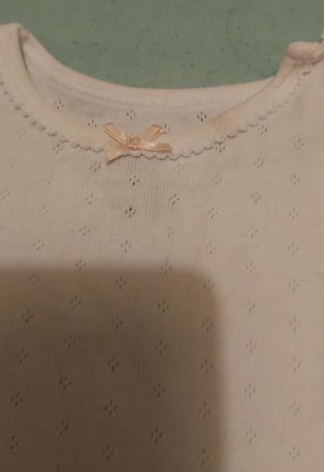 Biele body s krátkym rukávom h&m 80, h&m,80