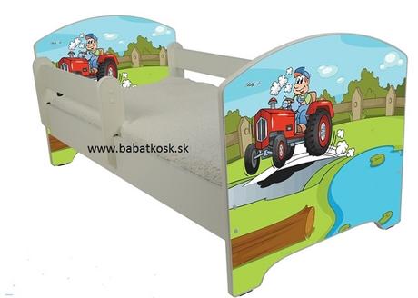 Detská posteľ 160x80 cm + matrac grátis, šírka (cm): 80,dĺžka (cm): 160