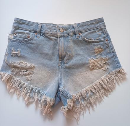 Riflové šortky bershka, bershka,s