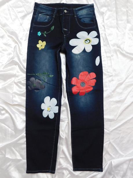 Damske trendy strečove rifle, 36