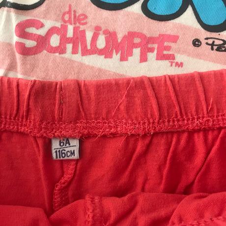 Letné pyžamo šmolkovia v.116, 110